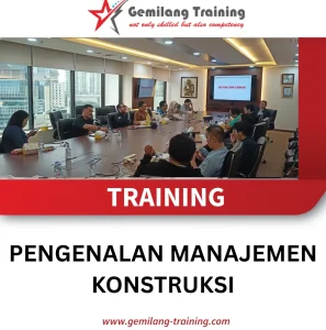 TRAINING PENGENALAN MANAJEMEN KONSTRUKSI