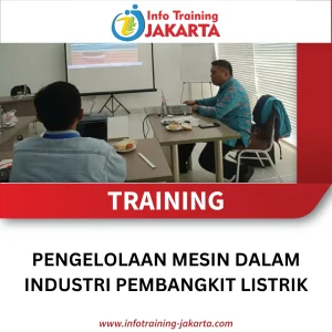 TRAINING PENGELOLAAN MESIN DALAM INDUSTRI PEMBANGKIT LISTRIK