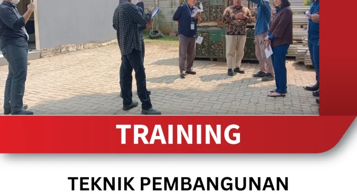 TRAINING TEKNIK PEMBANGUNAN INFRASTRUKTUR JARINGAN PENGAIRAN