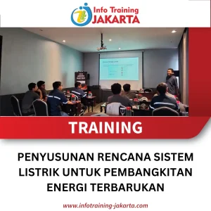 TRAINING PENYUSUNAN RENCANA SISTEM LISTRIK UNTUK PEMBANGKITAN ENERGI TERBARUKAN