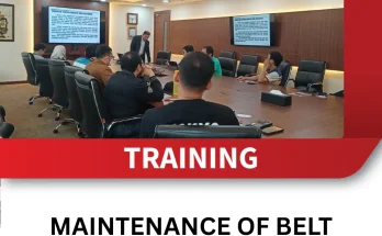 TRAINING MAINTENANCE OF BELT CONVEYOR