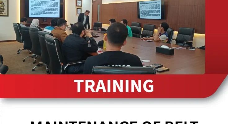 TRAINING MAINTENANCE OF BELT CONVEYOR