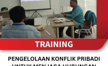 TRAINING PENGELOLAAN KONFLIK PRIBADI UNTUK MENJAGA HUBUNGAN ANTAR KARYAWAN