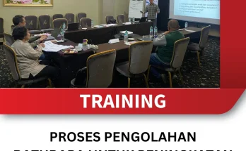 TRAINING PROSES PENGOLAHAN BATUBARA UNTUK PENINGKATAN KUALITAS