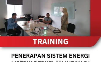 TRAINING PENERAPAN SISTEM ENERGI LISTRIK BERKELANJUTAN DI INDUSTRI BERAT