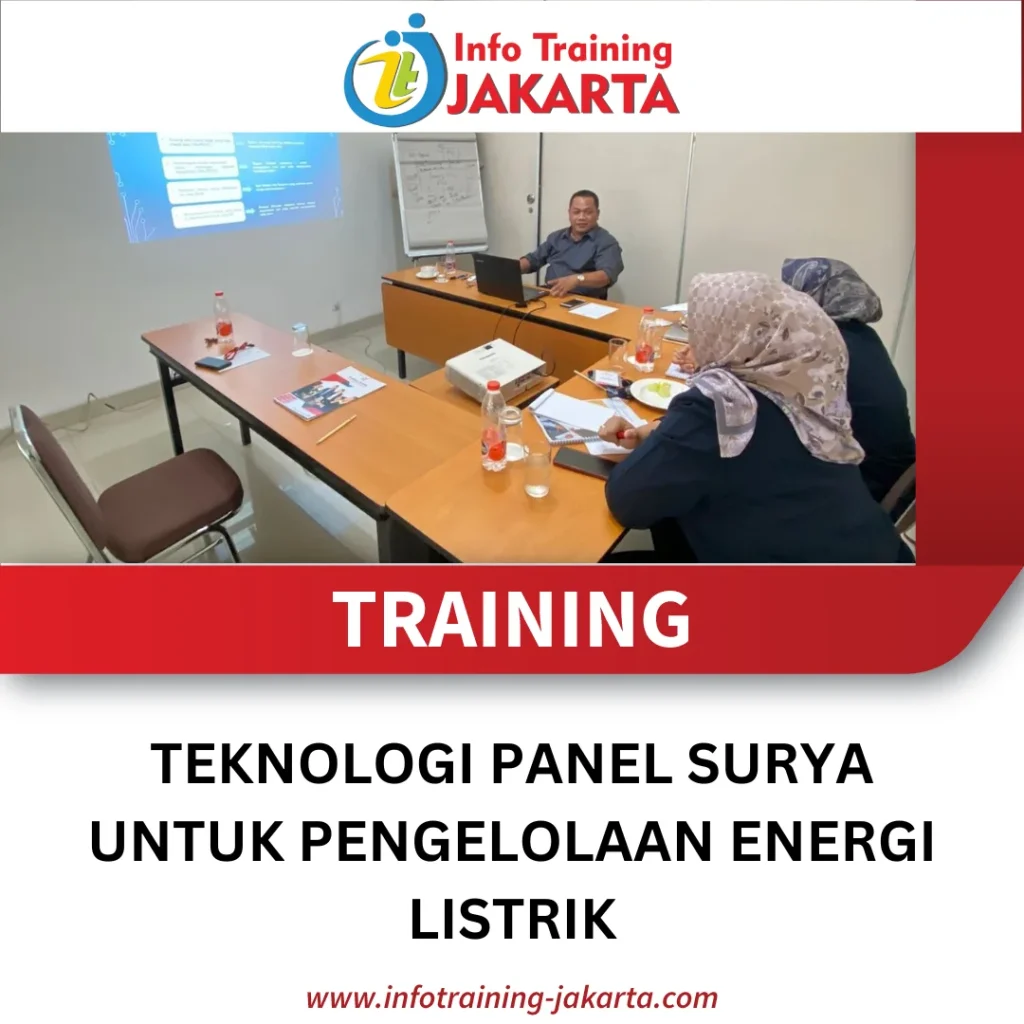 TRAINING TEKNOLOGI PANEL SURYA UNTUK PENGELOLAAN ENERGI LISTRIK